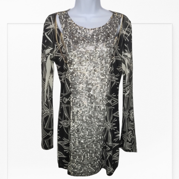 Cartise Long Sleeve Blouse Top Medium - Picture 4 of 8